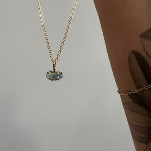 Bicolor Madagascar Sapphire Necklace