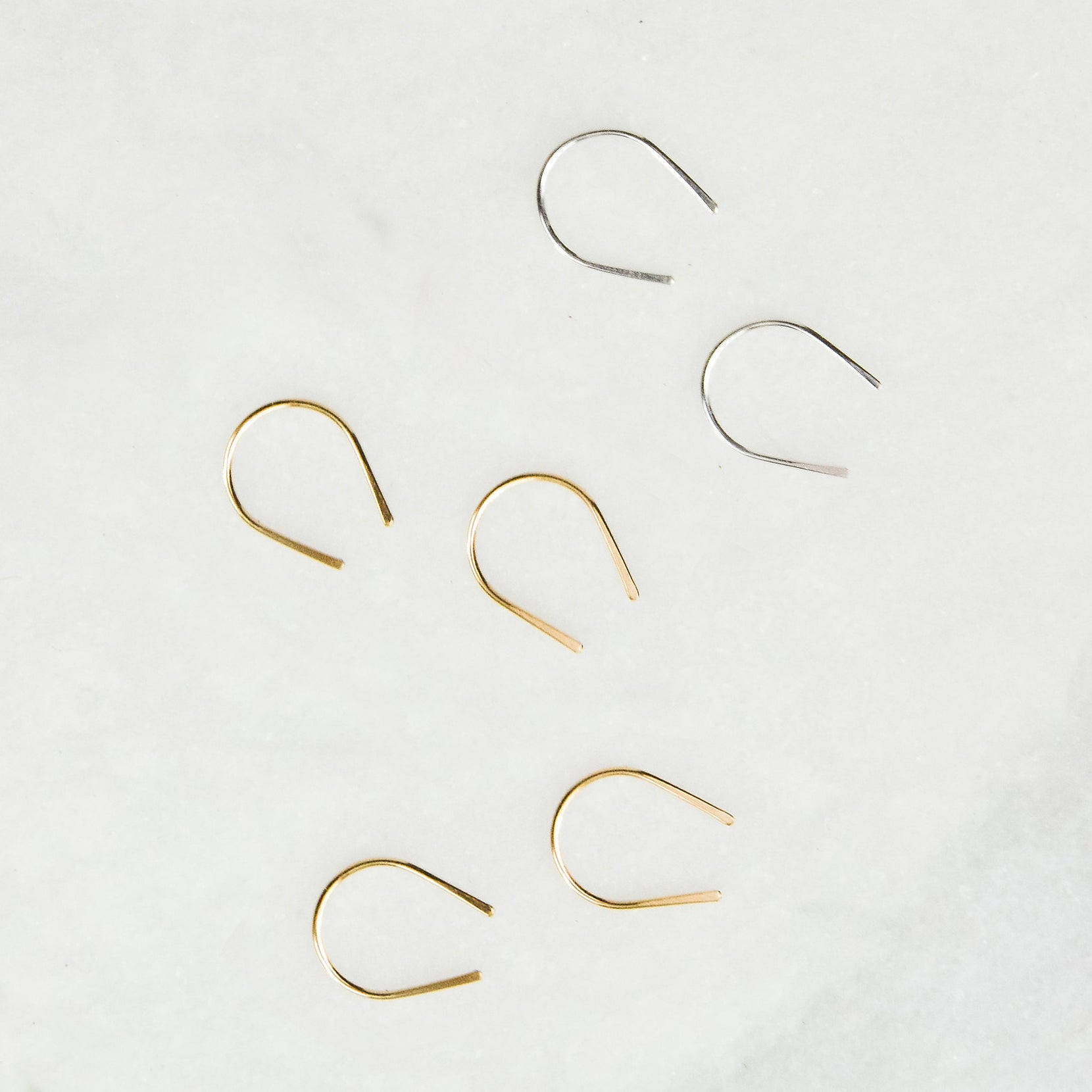 Mini Arc Earrings by Rockhaus Metals