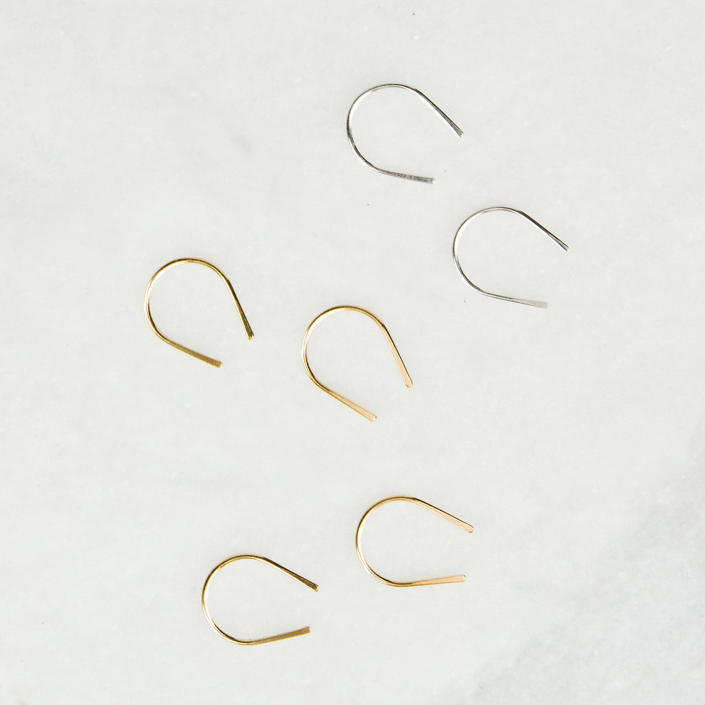 Mini Arc Earrings by Rockhaus Metals