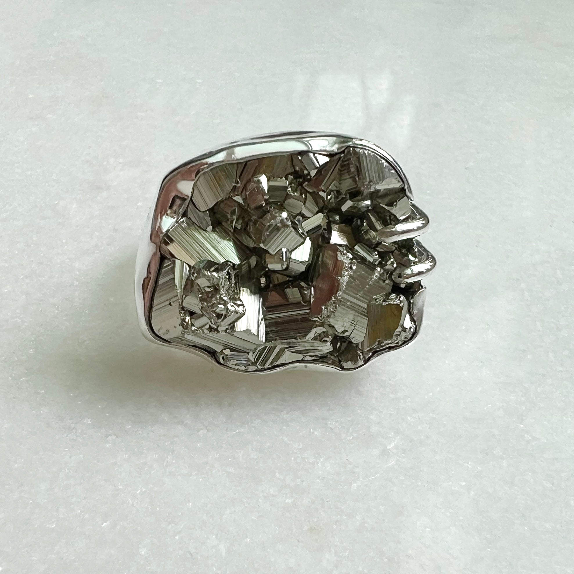 Pyrite Ring // size 7.5-7.75