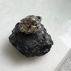 Pyrite Ring // size 7.5-7.75