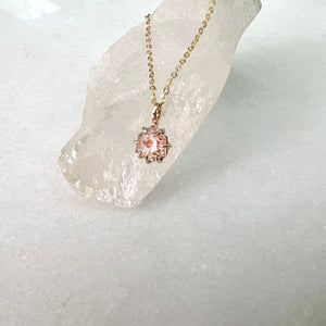 Illusion Sunstone Necklace