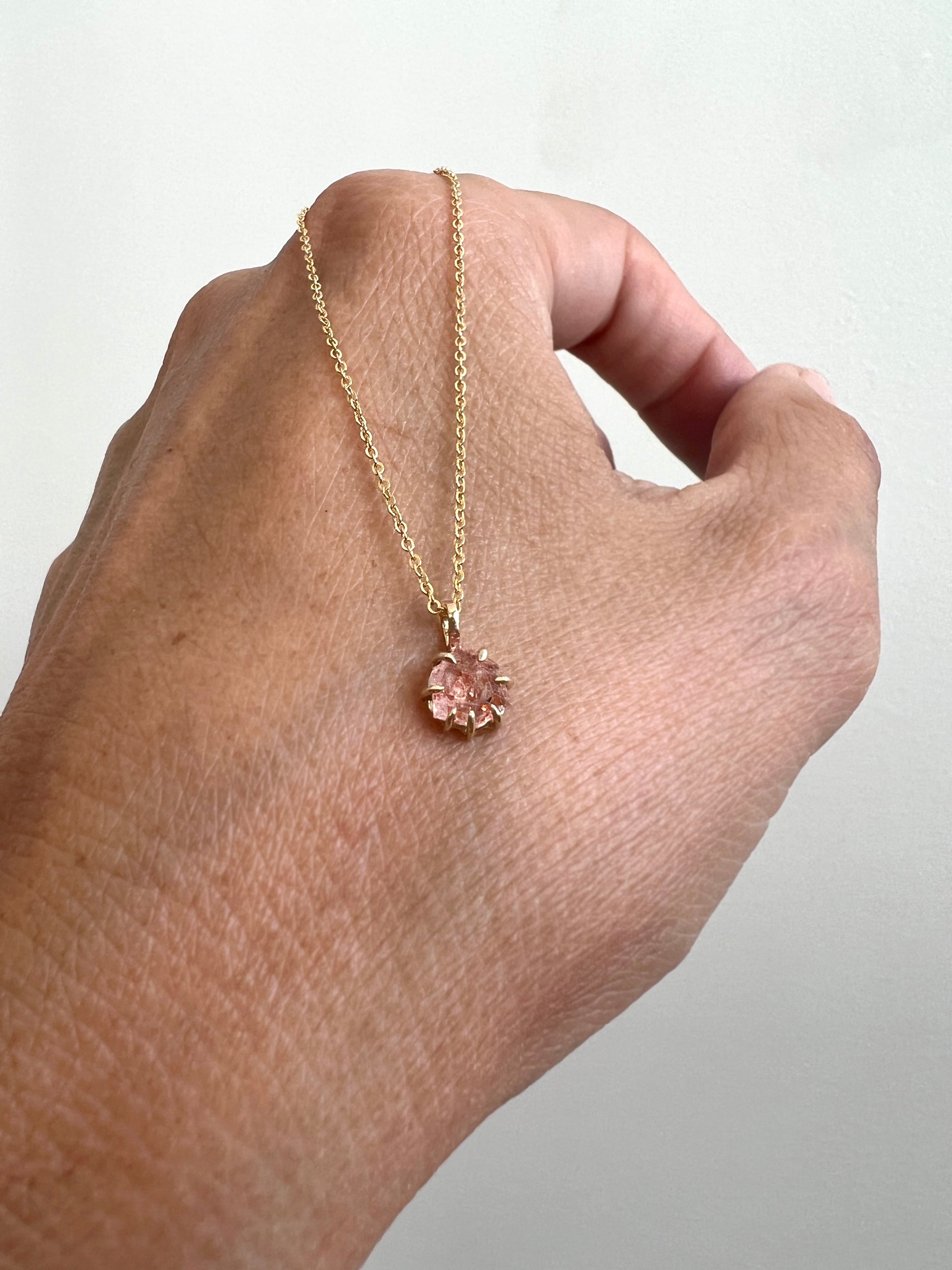 Illusion Sunstone Necklace