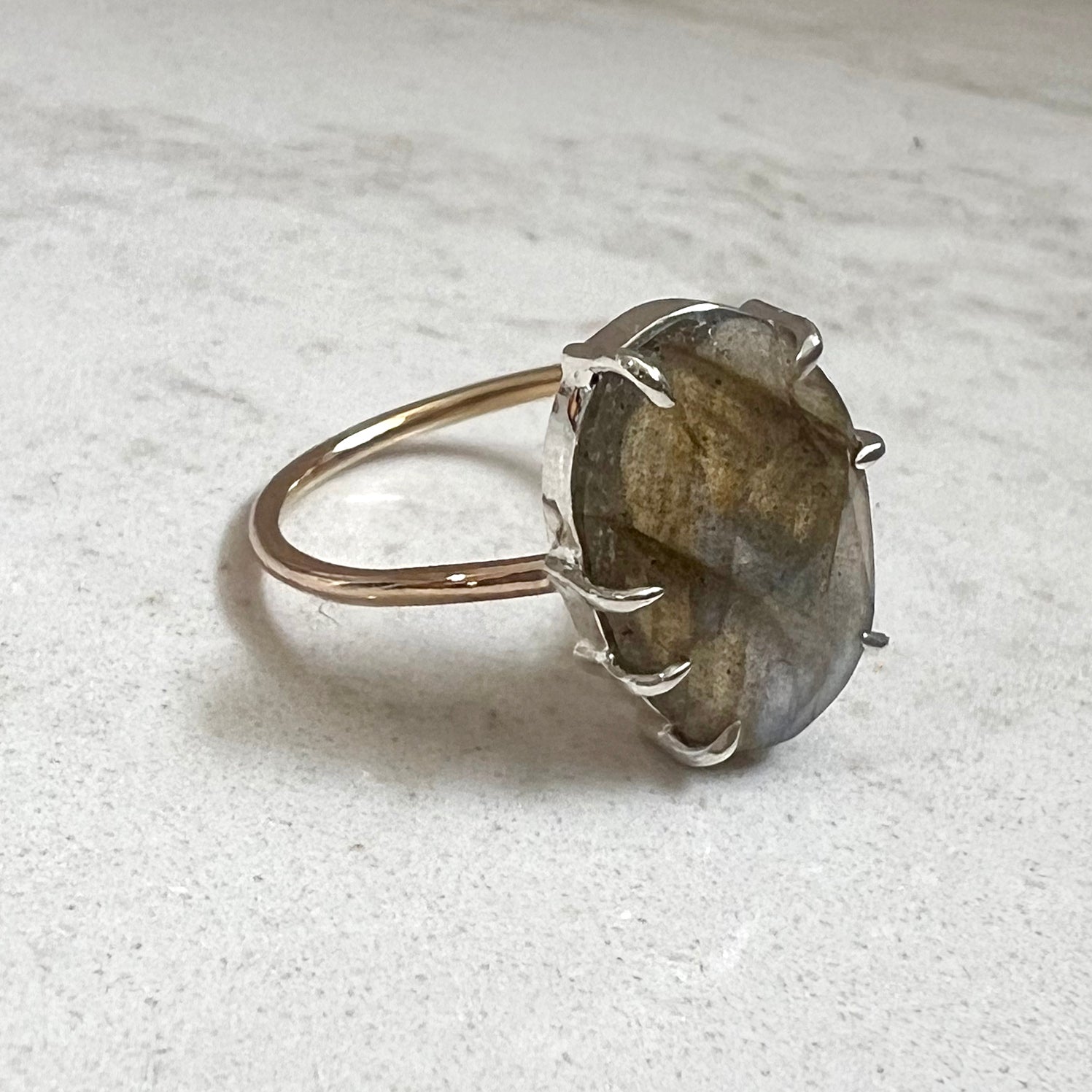 Labradorite Ring // size 7.5