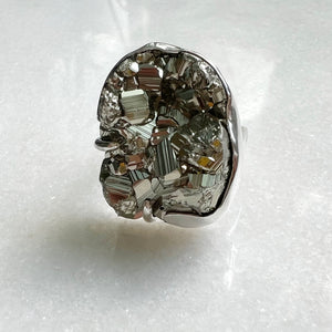 Pyrite Ring // size 6.25-6.5