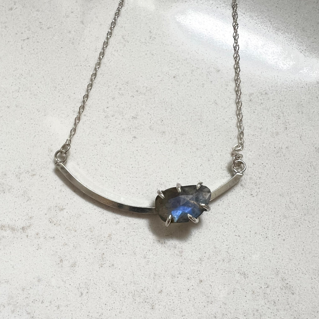 Labradorite Arc necklace