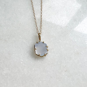 Blue Chalcedony Necklace