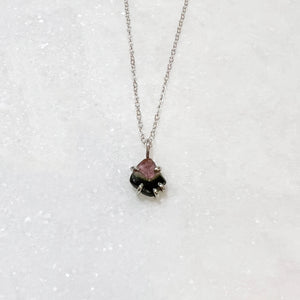 Tourmaline Slice Necklace