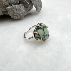 Poseidon Variscite Ring by Rockhaus Metals