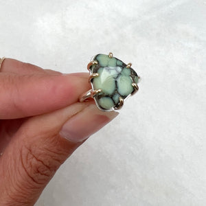 Poseidon Variscite Ring by Rockhaus Metals