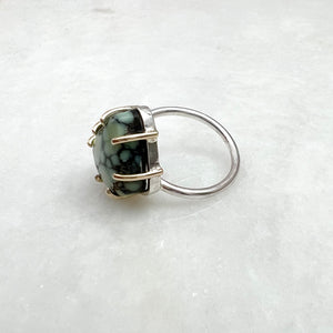 Poseidon Variscite Ring by Rockhaus Metals